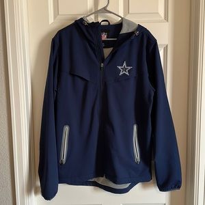 Dallas Cowboys NFL football full zip players jacket